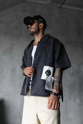 CAMASA OVERSIZED NEAGRA "FREEDOM CODE"